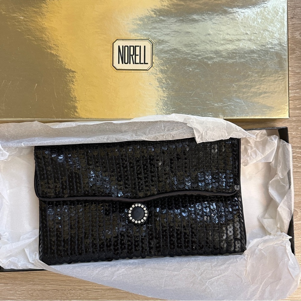Vintage Norel Sequin Hand bag with gift box